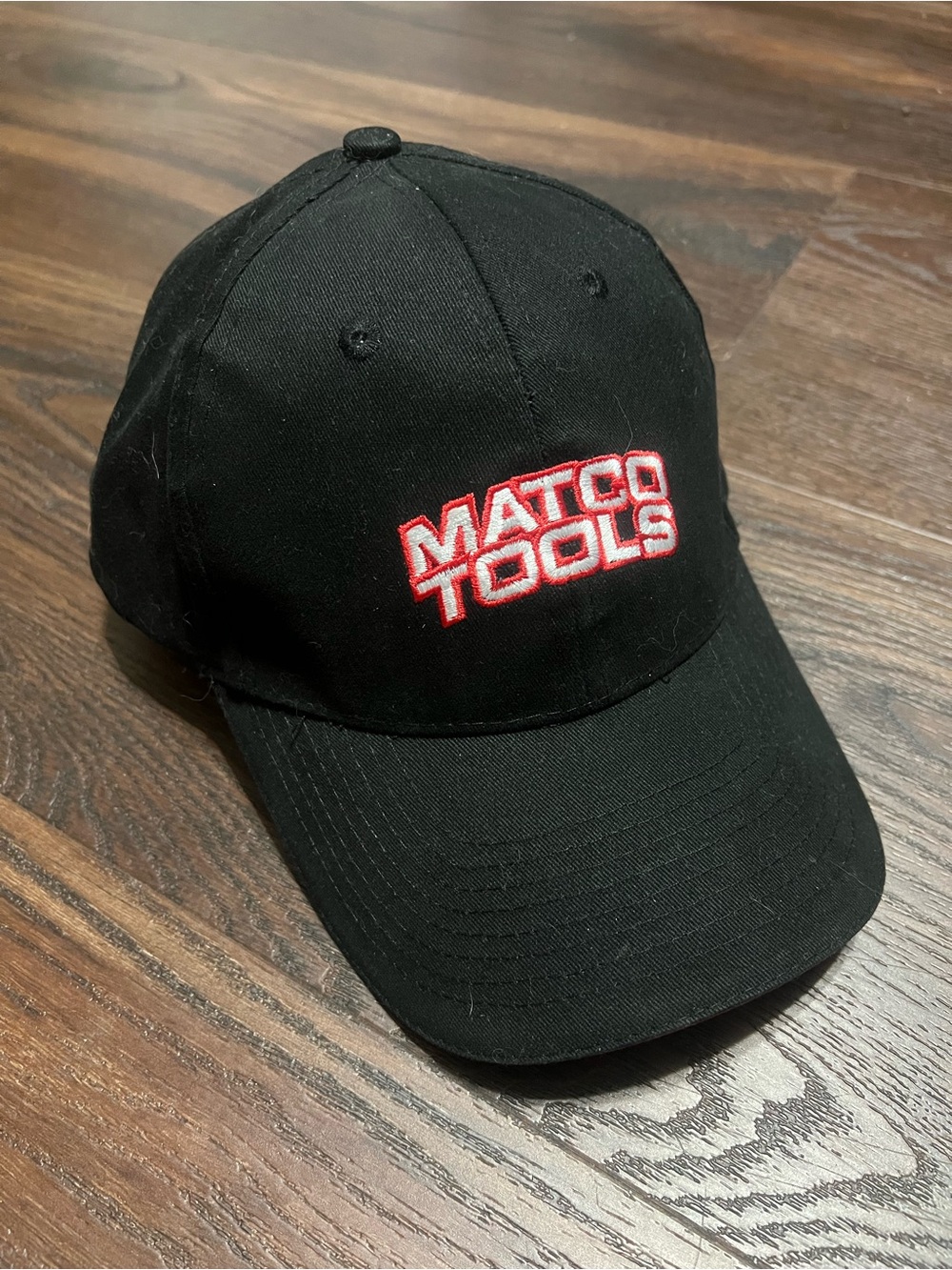 Matco Tools "We're The Source" Black Embroidered Adjustable Strapback Hat Cap